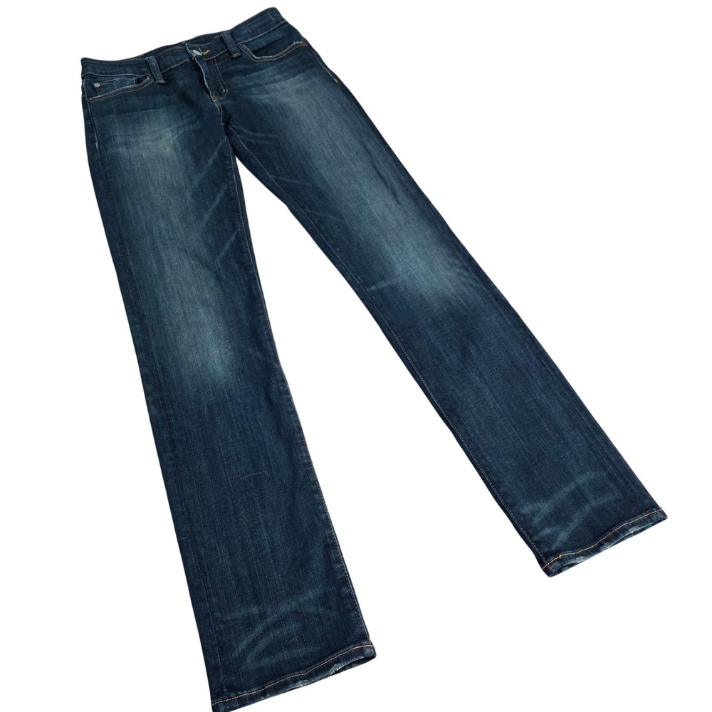 Denim & Supply Ralph Lauren Low Rise Straight Jeans 27x32 Distressed Denim Flag